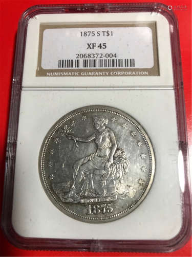 1875, a US Coin