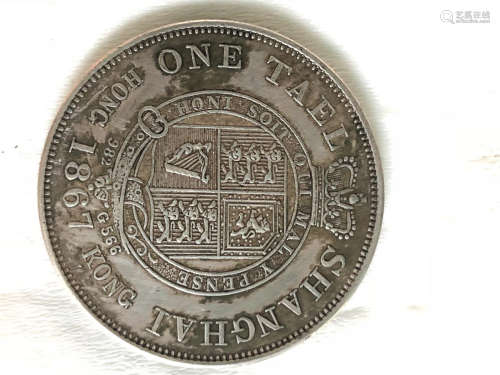 AN OLD COIN MARKED 
