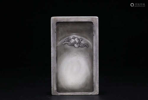 17-19TH CENTURY, A CARVING DUAN INKSTONE, QING DYNASTY