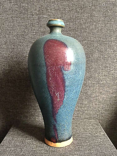 A JUN KILN PLUM VASE