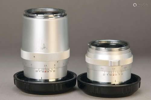2 lenses Carl Zeiss