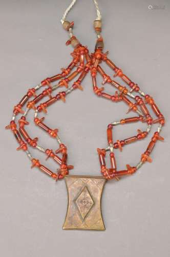 carnelian pompous necklace