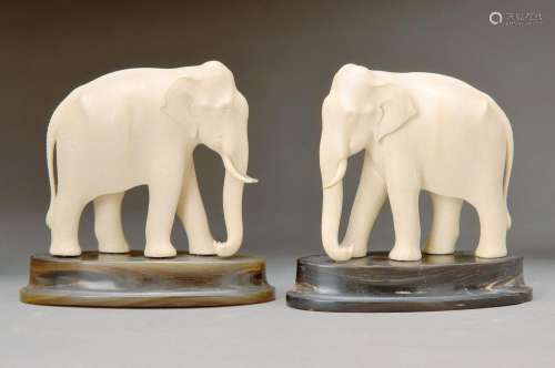 two ivory carvings