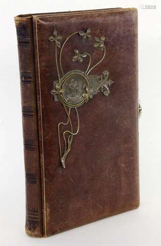 AN ART NOUVEAU PHOTO ALBUM circa 1900 Leather