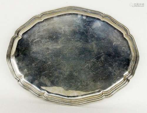 A SILVER TRAY Schwabisch Gmund circa 1900 800/000