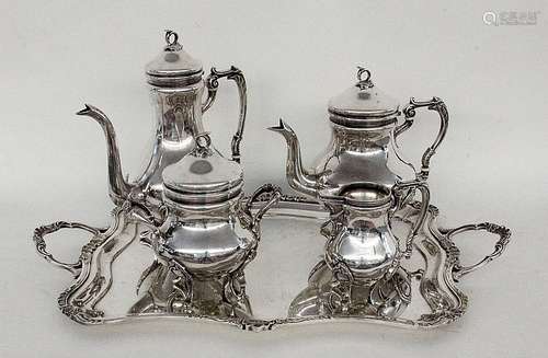 A TEA AND COFFEE SERVICE 1st half of 20th century