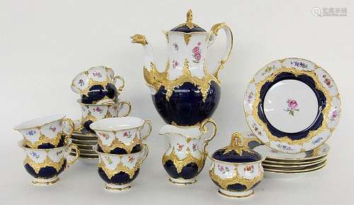 A COFFEE SERVICE Meissen 20th century Baroque