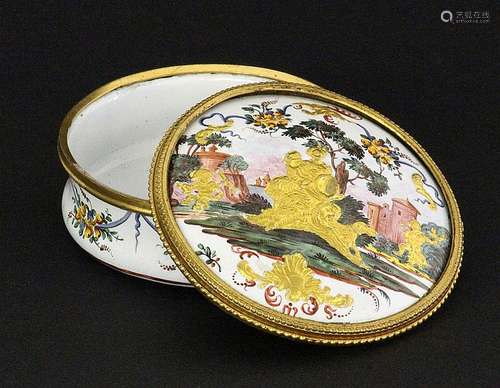 A SNUFF BOX WITH HUNTING ALLEGORY Berlin