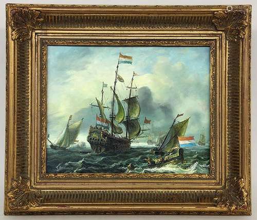 BELLINGIS, R. 20th century Dutch ships and boats