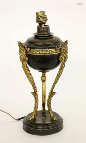 AN EMPIRE STYLE TABLE LAMP France 19th century