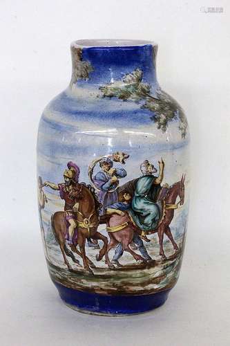 AN URBINO STYLE VASE Italy, 19th century