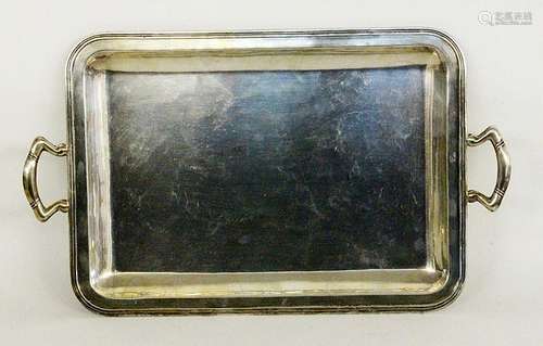 A SILVER TRAY 925/000 sterling silver