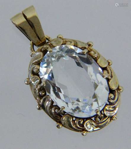 A CLIP / PENDANT 585/000 yellow gold with