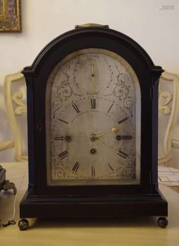 Masterpiece English Clock made by John Moore & Son with 10 Bells