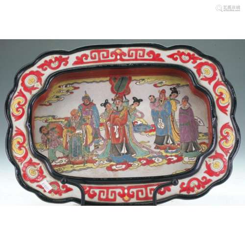 Chinese Pottery Tray