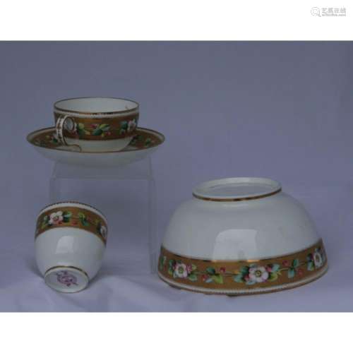 A Set Of Four Pieces Of Minton Porcelain