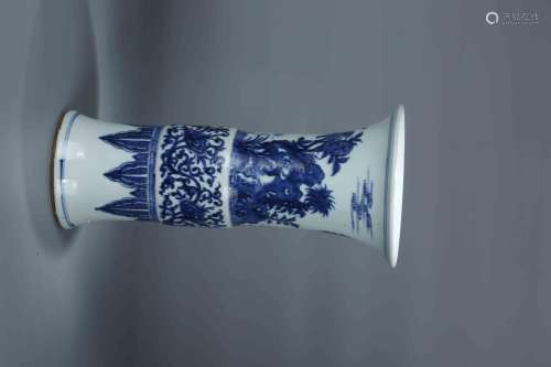 A Chinese BlueAnd White Porcelain Vase