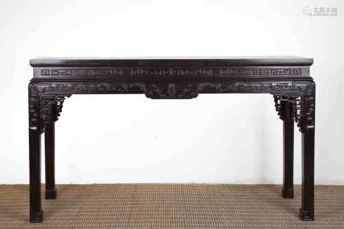 A Chinese Zitan Wood Table