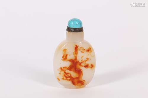 A Chinese Carved Snuff Bottle