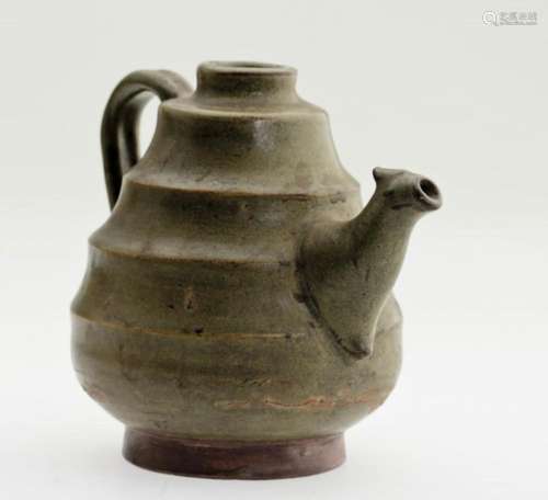 A Very Rare Chinese Teadust-Glazed Teapot