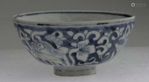 A Nice Chinese Ming Dynasty Blue and White Bowl