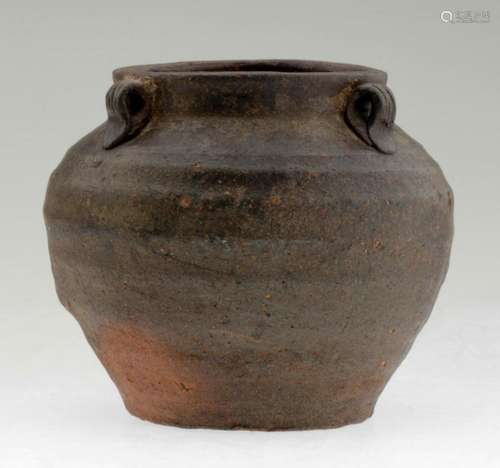 A Superb Chinese Song Dynasty Jar with four loops.