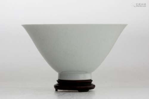 An Extremely Rare Tian Bai Glaze Bowl