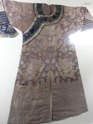 A Rare Magnificent Chinese Dragon Robe.