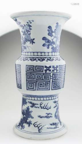 A Huge Chinese Blue and White Garden Seat