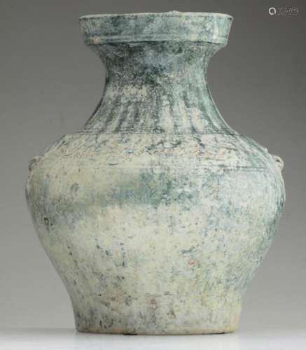 A Superb Chinese Han Dynasty Pottery Hu