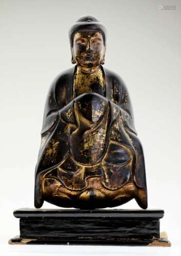 A Very Old Chinese or Korea Gilt Buddha Figure