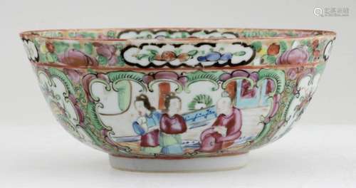 A Nice Chinese Export Rose Medallion P Bowl