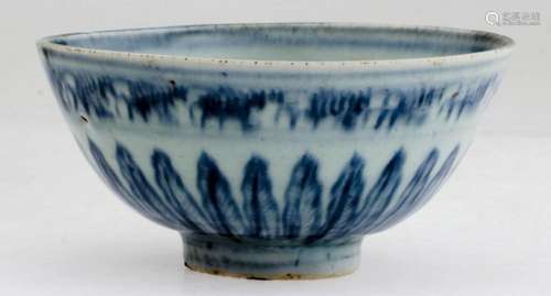 A Nice Ming Dynasty Blue and White Porcelain Bowl