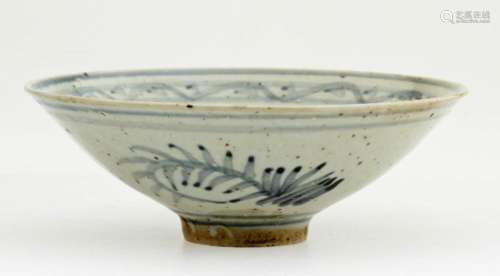A Chinese Ming Dynasty Blue and White Bowl