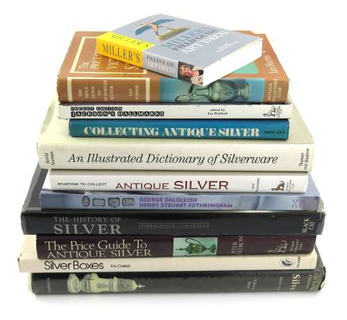 A quantity of reference books relating to silver, including: Dalgleish, G. and Steuart Fotheringham,