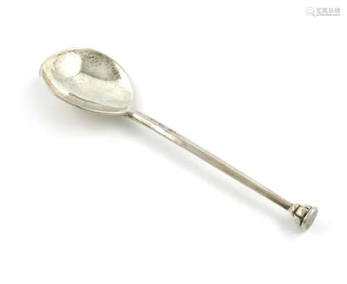 By George Hart for The Guild of Handicraft, an Arts and Crafts Seal-top spoon, London 1941, fig-