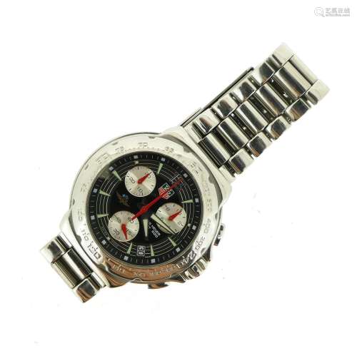 TAG HEUER - a gentleman's stainless steel Formula 1 chronograph bracelet watch reference CAC111B,