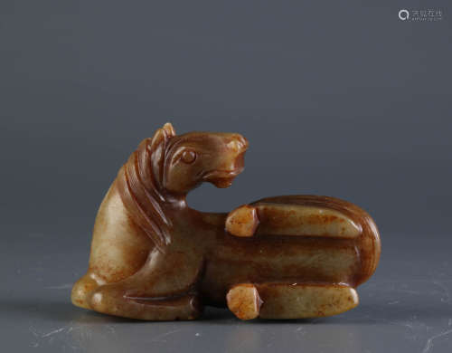 Chinese Carved Jade Horse