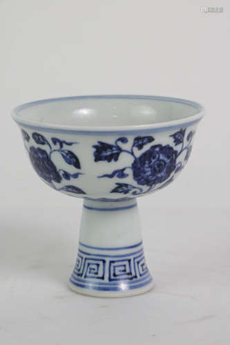 Chinese Blue and White Cup