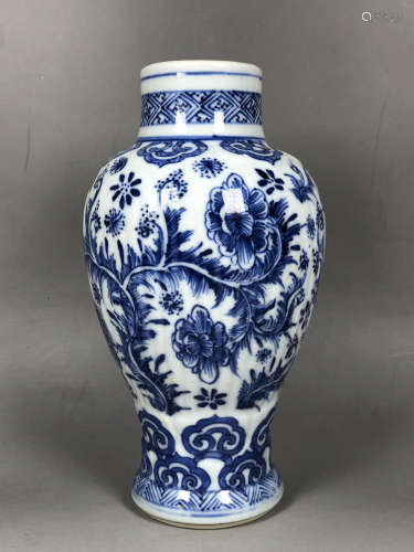 Chinese Blue and White Porcelain Vase