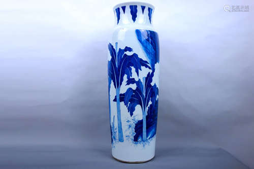 Chinese Blue And White Porcelain Vase