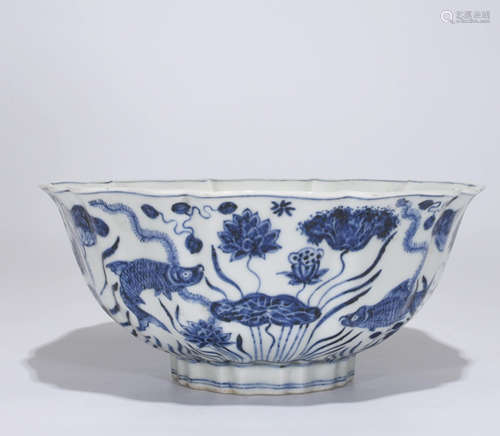 Chinese Blue And White Porcelain Bowl