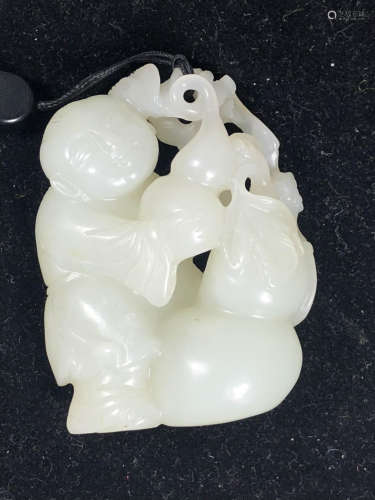 Chinese Jade Carving of Boy