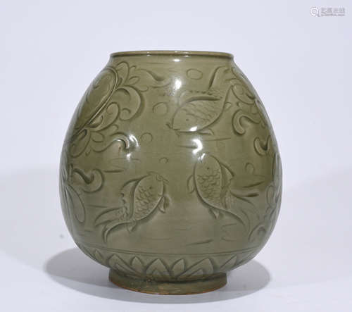 Chinese Yao Zhou Porcelain Jar