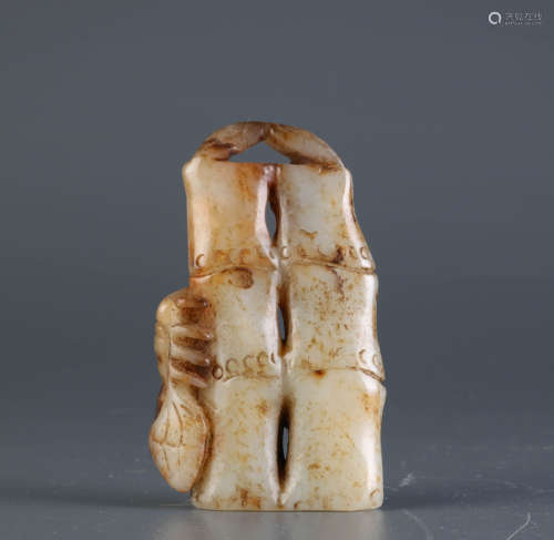 Chinese Carved Jade of Bamboo