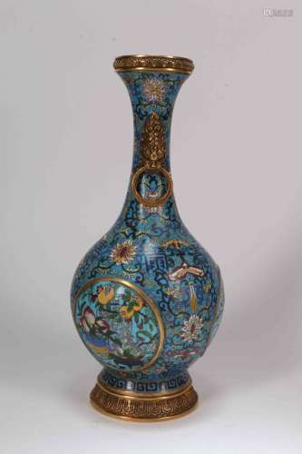 A Chinese Cloisonn Vase