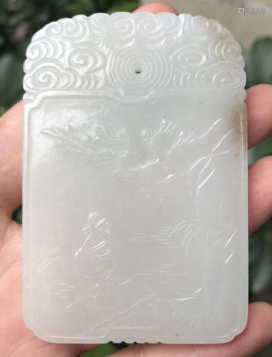 A HETIAN JADE PENDANT