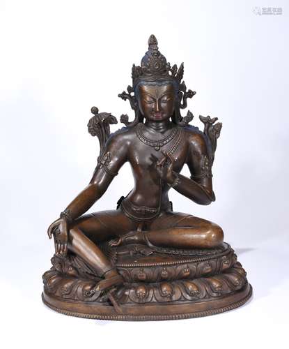 A Bronze Figure of Buddha