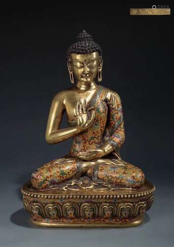 A Gilt Bronze Buddha