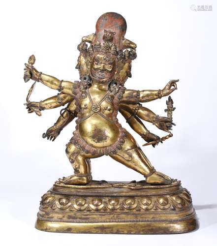 A Gilt Bronze Figure of Buddha